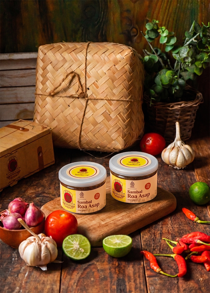 Dapoer Kuno - Sambal Roa Asap 150gr