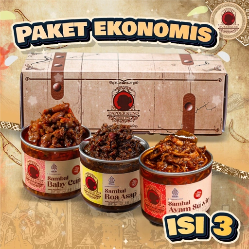 Image of Dapoer Kuno - Paket Sambal Ekonomis Isi 3