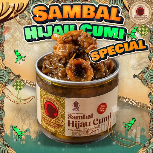 Image of Dapoer Kuno - Sambal Hijau Cumi Spesial 150gr