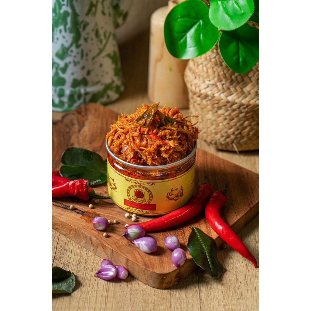 Dapoer Kuno - Oseng Ayam Suwir Pedas 250gr