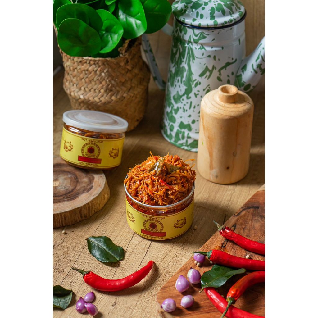 Dapoer Kuno - Oseng Ayam Suwir Pedas 250gr
