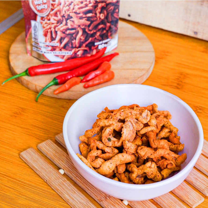 Dapoer Kuno - Keripik Usus Spicy 80gr
