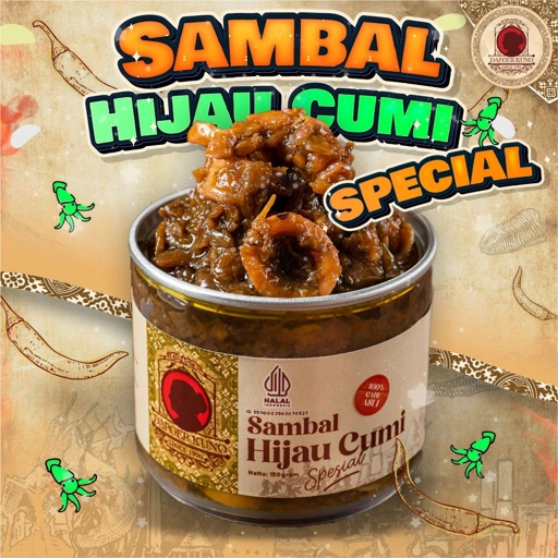 Image of Dapoer Kuno - Sambal Hijau Cumi Spesial 150gr
