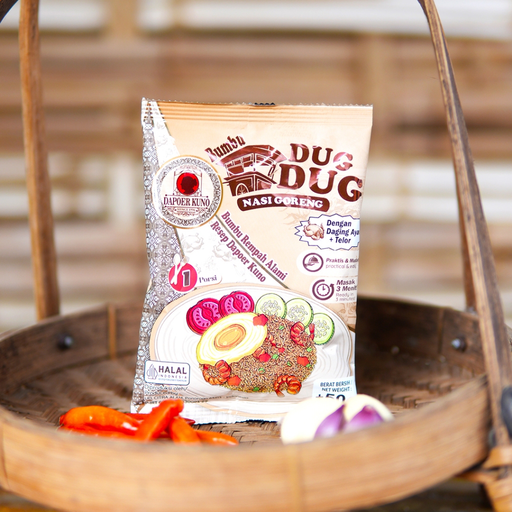 Dapoer Kuno - Bumbu Nasi Goreng Dug Dug - Termasuk Daging dan Telur