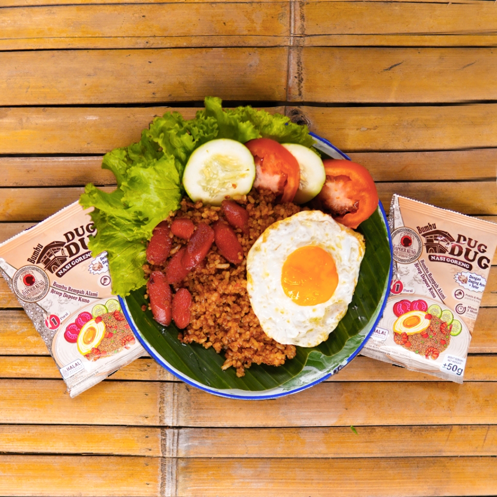 Dapoer Kuno - Bumbu Nasi Goreng Dug Dug - Termasuk Daging dan Telur