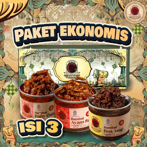 Image of Dapoer Kuno - Paket Sambal Ekonomis Isi 3