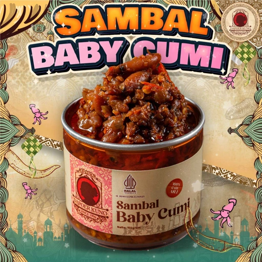 Image of Dapoer Kuno - Sambal Baby Cumi 150gr