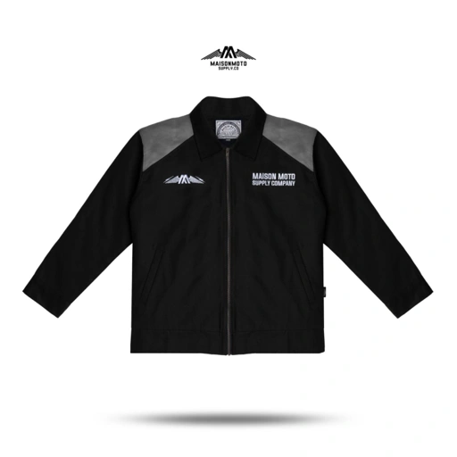 Image of Maisonmoto Supply - Work Jacket - Cult and Brave MM WJ - Work Jacket Black Pria Motor