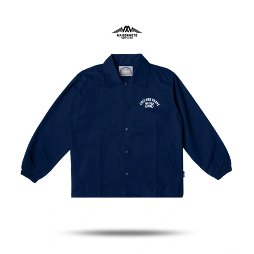 Image of Maisonmoto Supply - Windbreaker - Brave and Harpy - Windbreaker Navy Pria Motor