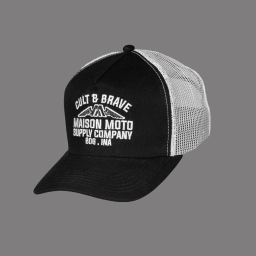 Image of Maisonmoto Supply - Hat - Maison Basic - Trucker Navy Pria Motor