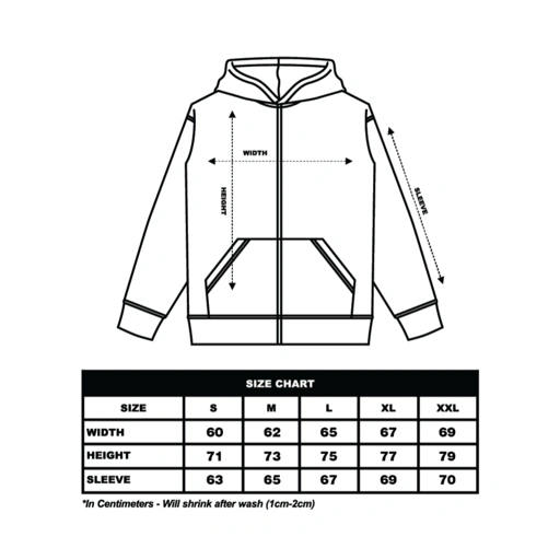 Image of Maisonmoto Supply - Hoodie Jacket - Built To Last Hood - Hoodie Jacket Black Pria Motor