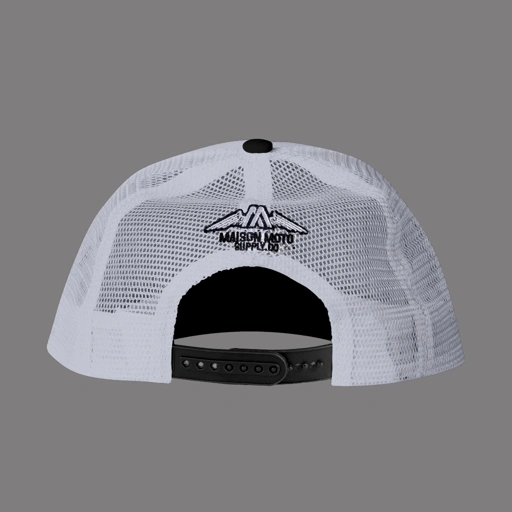 Image of Maisonmoto Supply - Hat - Maison Basic - Trucker Black Pria Motor