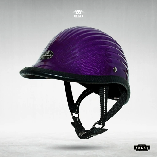 Image of MAISON HELMET CLASSIC JAPANESE [SHERU MAISON] PURPLE RAW