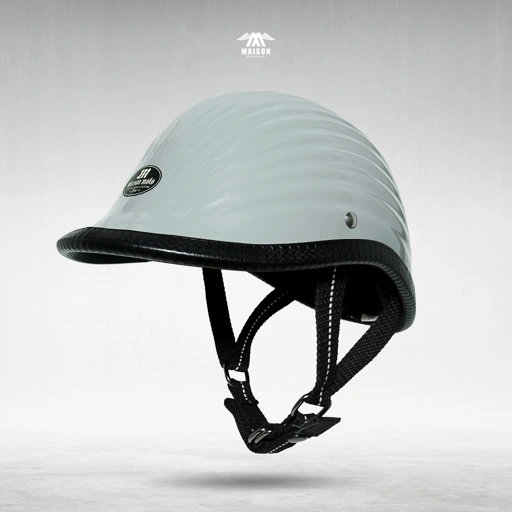 Image of MAISON HELMET CLASSIC JAPANESE [SHERU] GREY BOLD