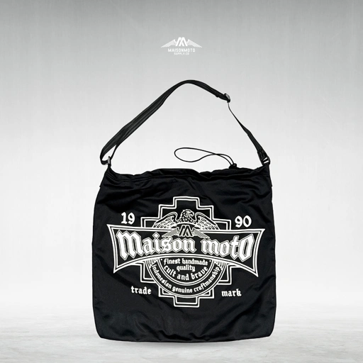 Image of Maisonmoto Supply - Helmet Bag - Cult And Brave - Black