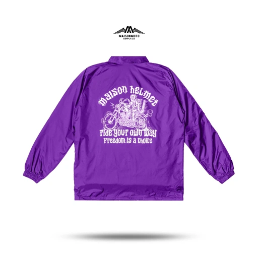 Image of Maisonmoto Supply - Windbreaker - Freedom WB - Windbreaker Purple Pria Motor