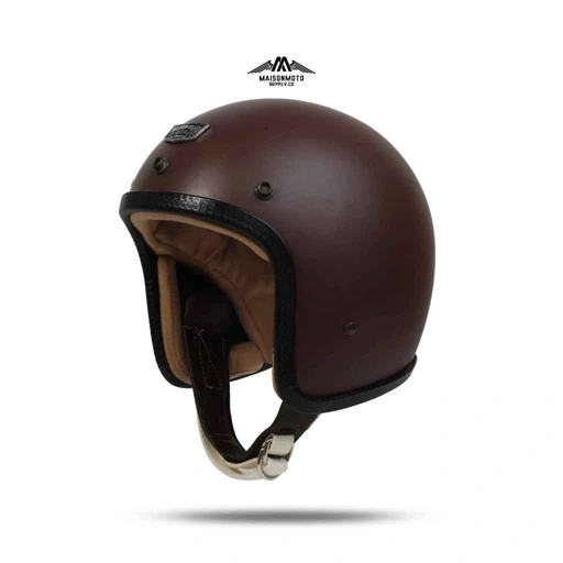 Image of MAISON HELMET CLASSIC SLIM HEAD [DENVER MAISON] DOFF BROWN