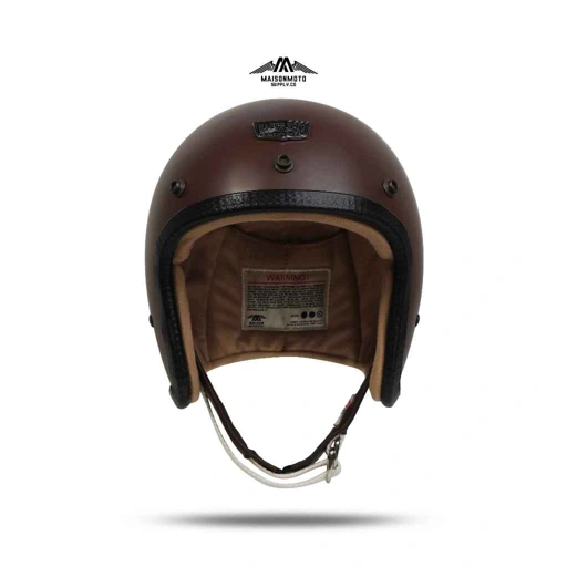 Image of MAISON HELMET CLASSIC SLIM HEAD [DENVER MAISON] DOFF BROWN