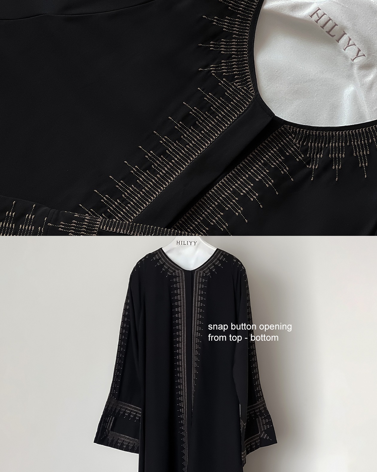 Zayba Embroidery Abaya