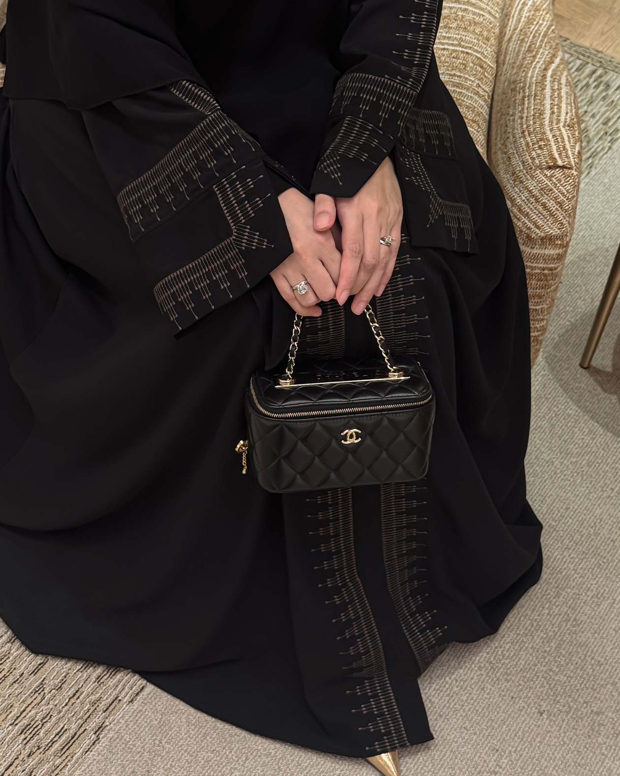 Zayba Embroidery Abaya