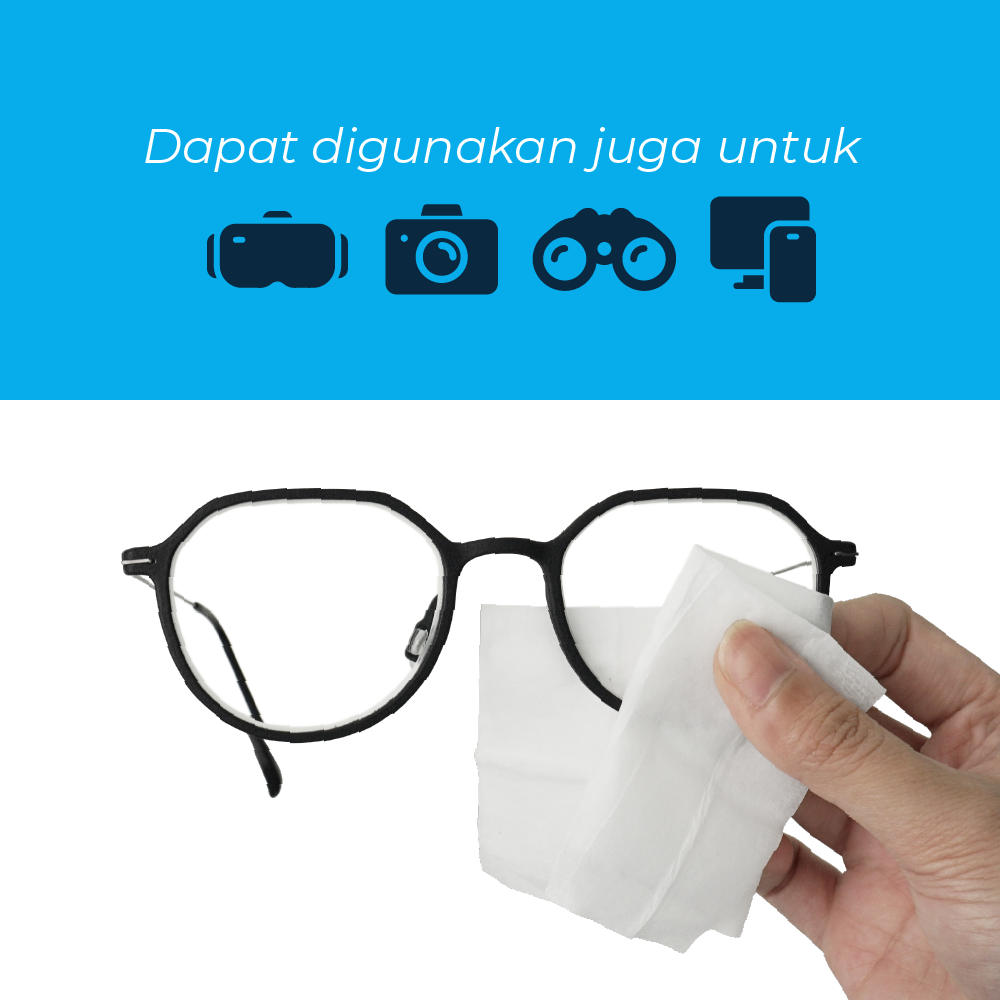 Optical Lens Wipes (Tisu Pembersih Lensa Kacamata)