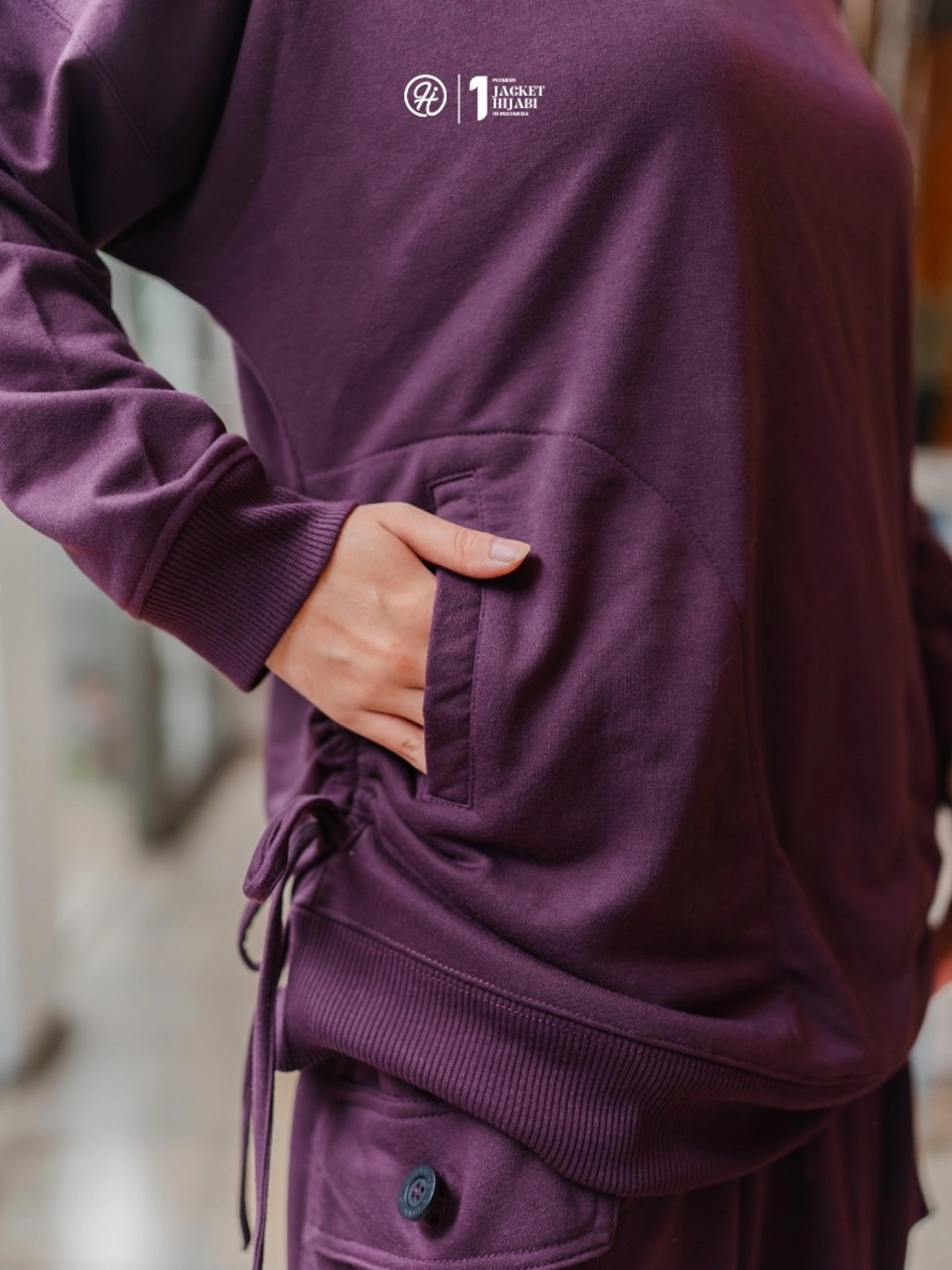 Hijacket Arumi: Jaket Muslimah Casual & Feminine Terbaik (Oversize)