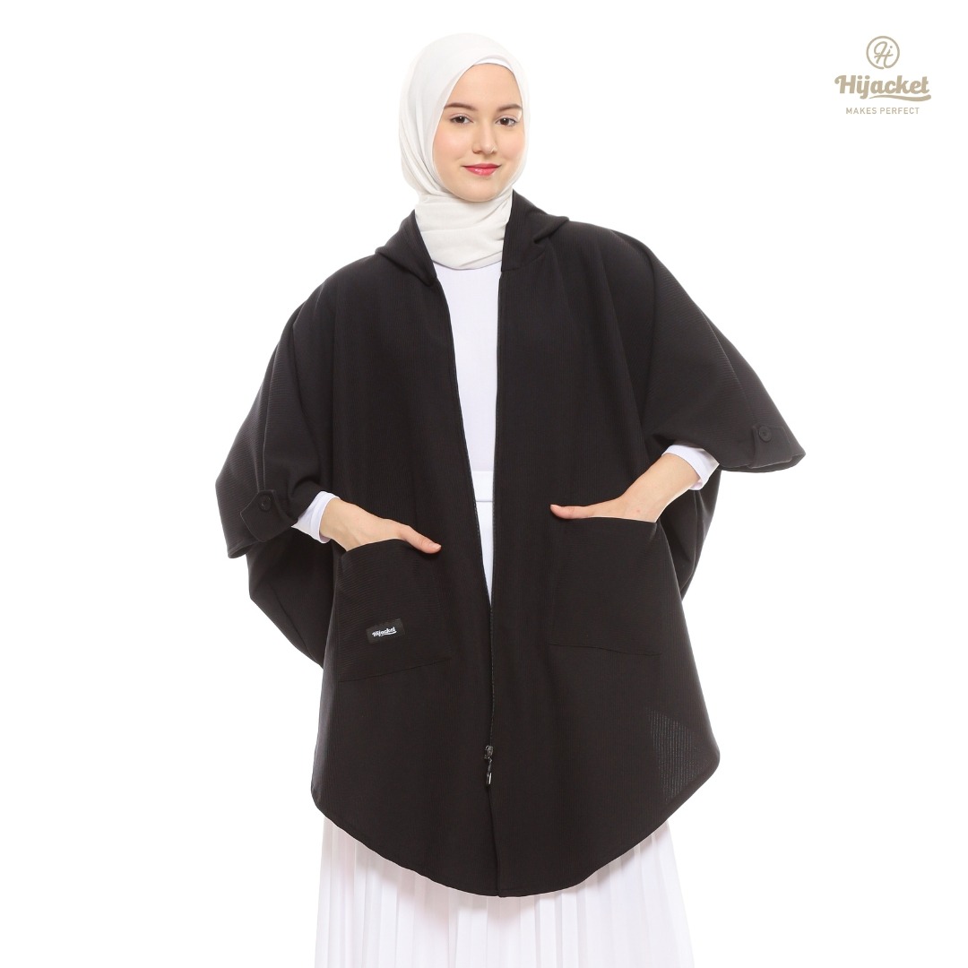 Hijacket Aisya: Cape Outer Muslimah Panjang yang Syar'i dan Elegan