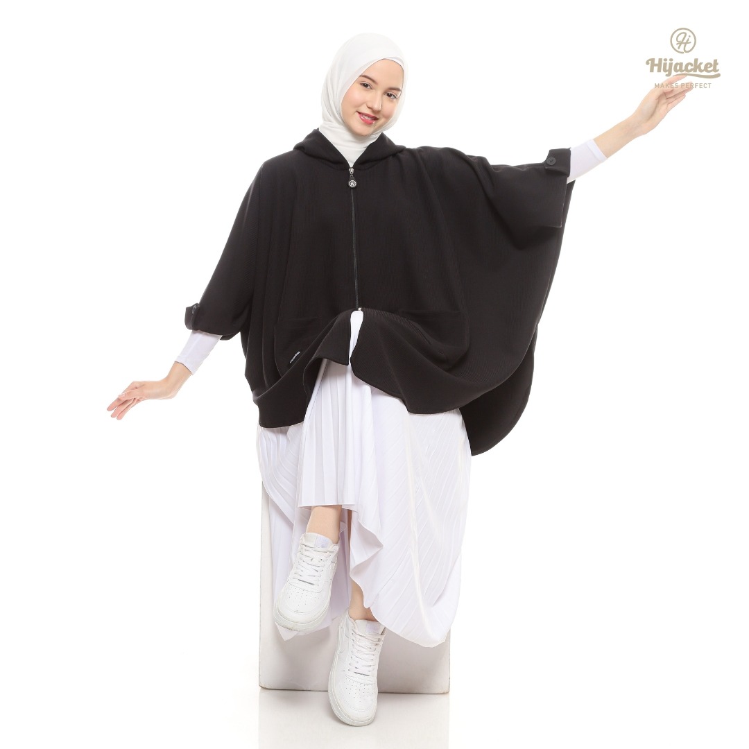Hijacket Aisya: Cape Outer Muslimah Panjang yang Syar'i dan Elegan