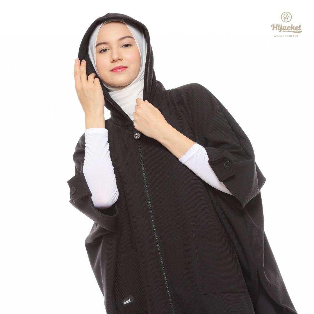 Hijacket Aisya: Cape Outer Muslimah Panjang yang Syar'i dan Elegan