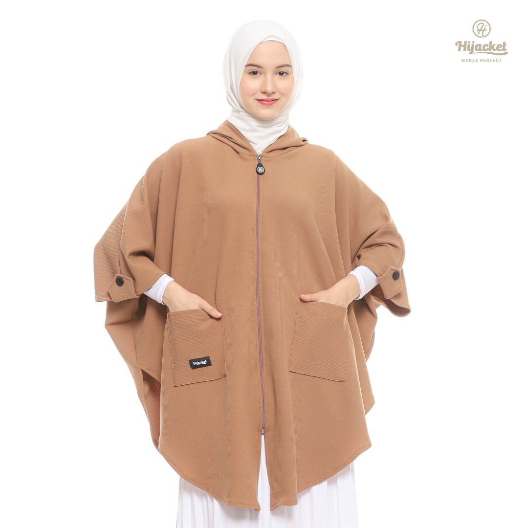 Hijacket Aisya: Cape Outer Muslimah Panjang yang Syar'i dan Elegan