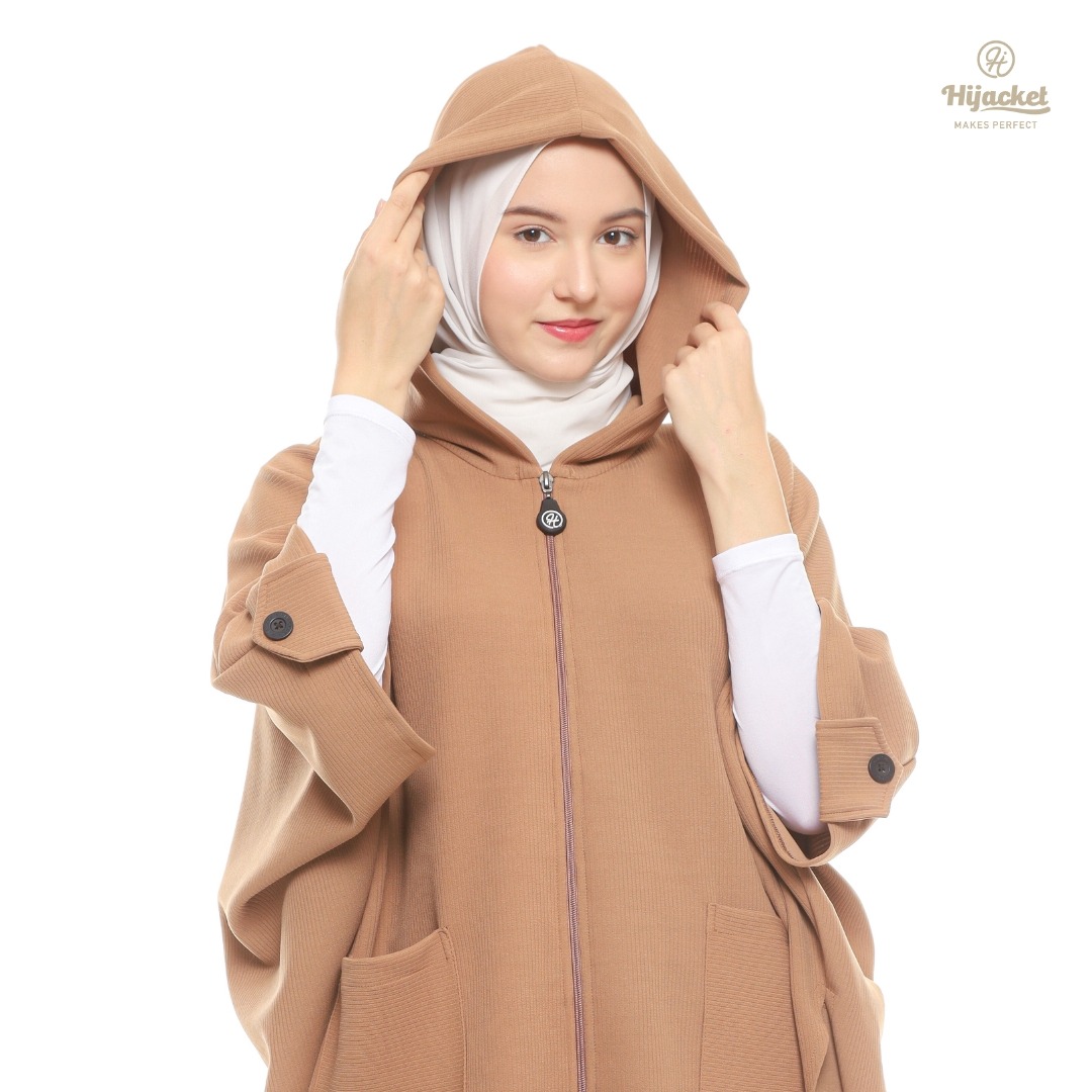 Hijacket Aisya: Cape Outer Muslimah Panjang yang Syar'i dan Elegan