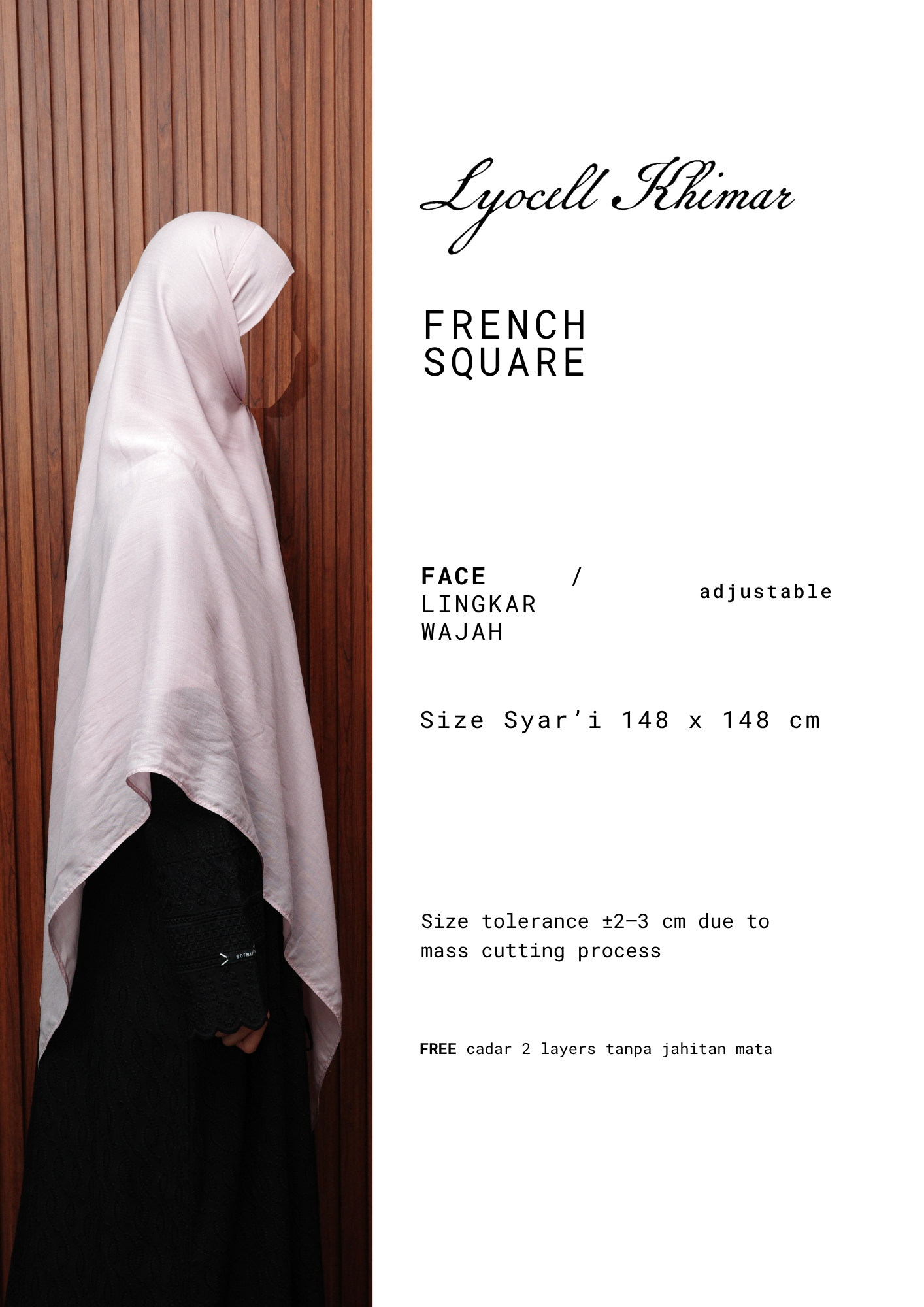 LYOCELL FRENCH SQUARE