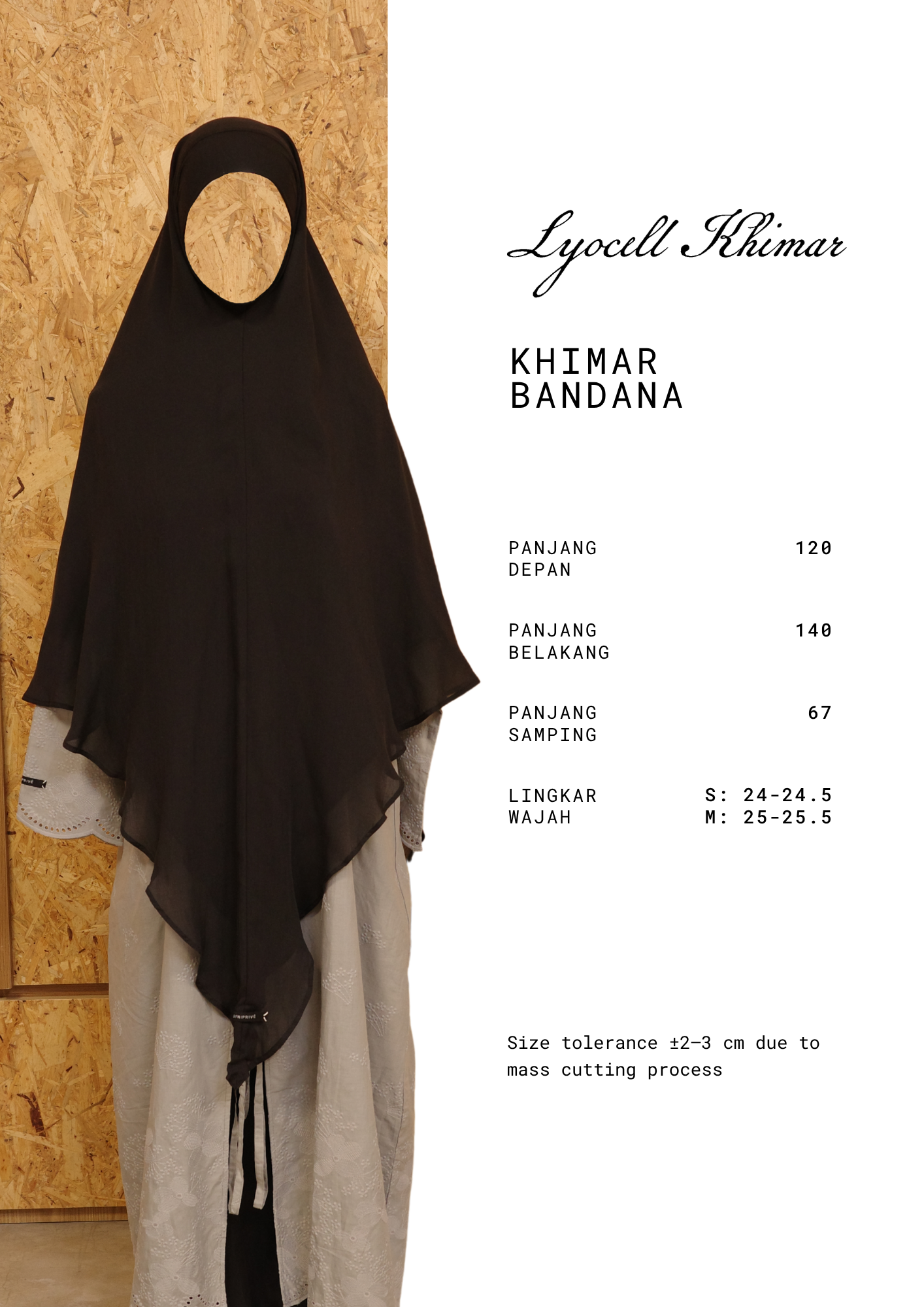 LYOCELL KHIMAR BANDANA