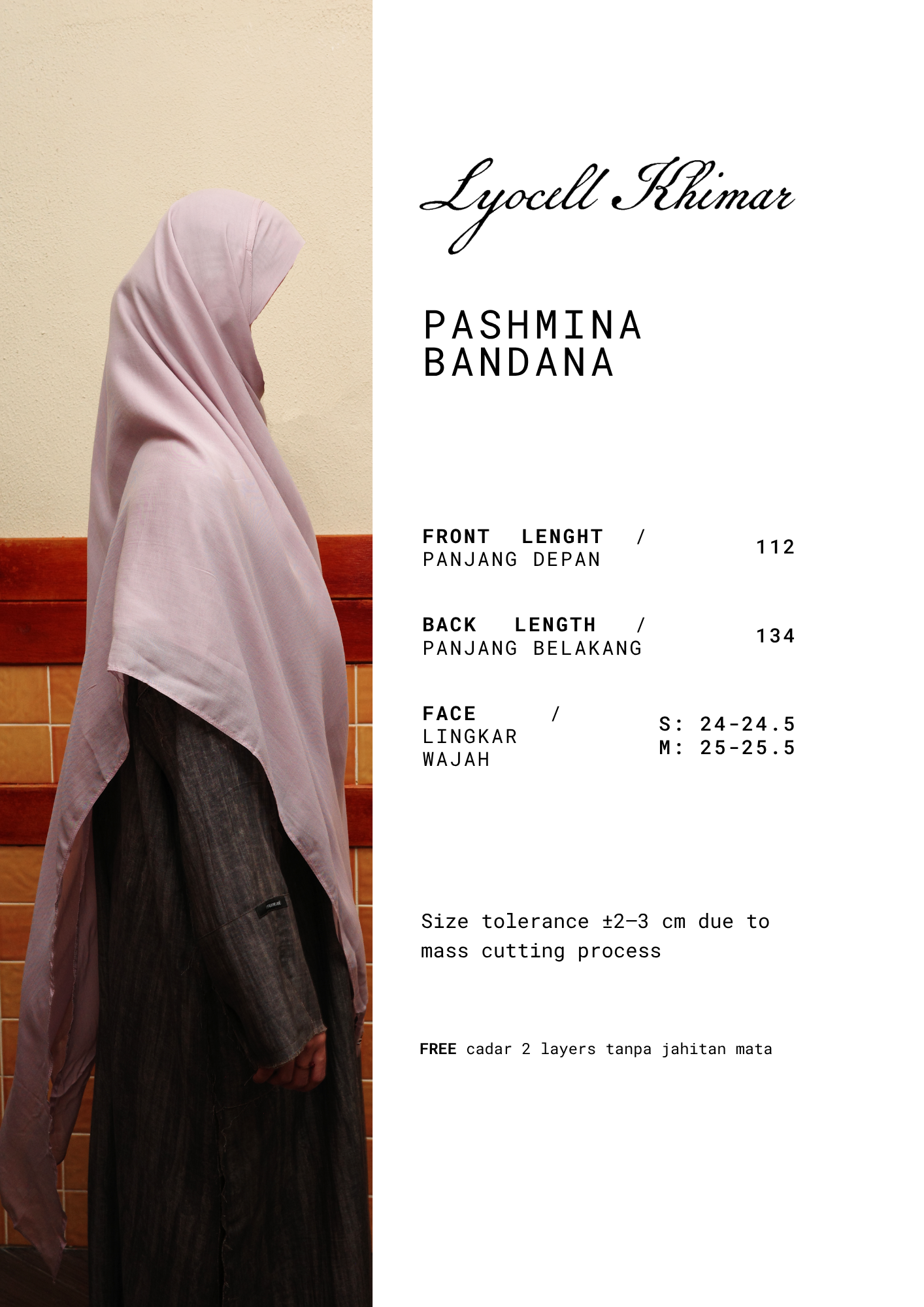 LYOCELL PASHMINA BANDANA