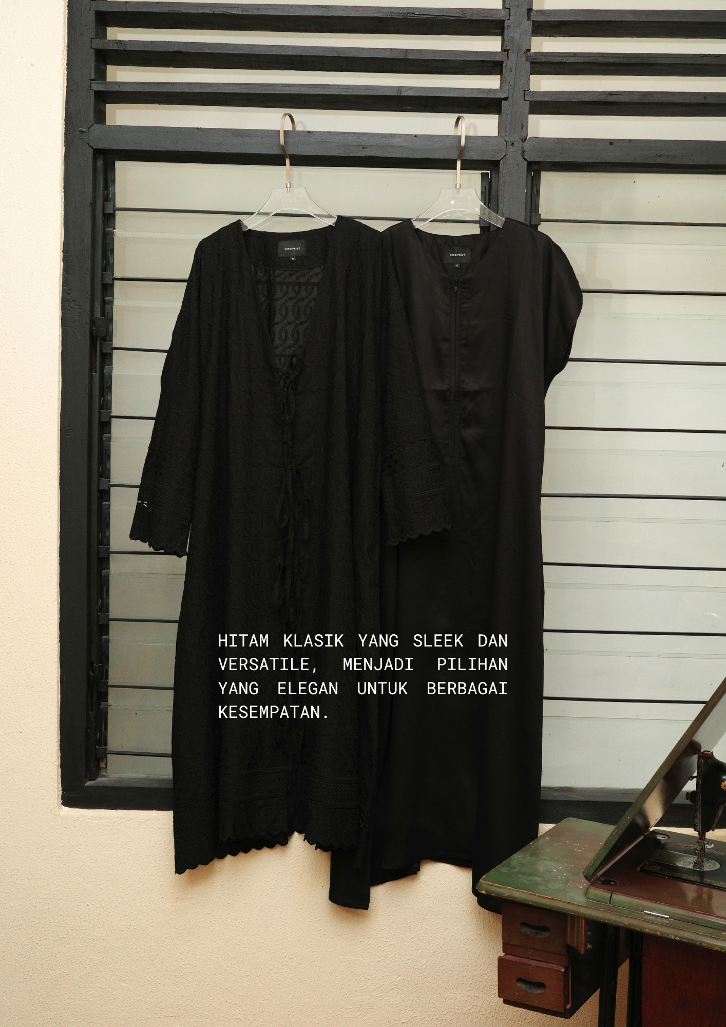 NEW SERUNI SET ALL BLACK