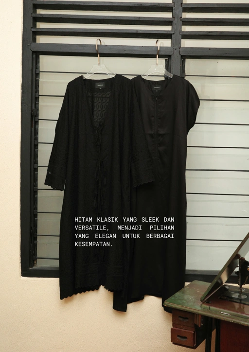NEW SERUNI SET ALL BLACK