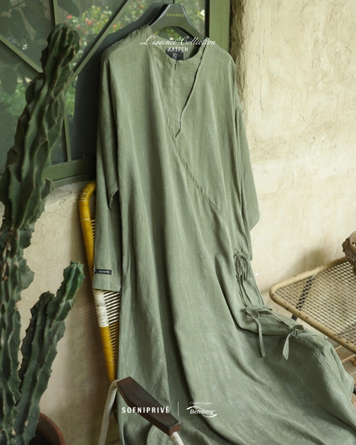KAIZEN DRESS PISTACHIO