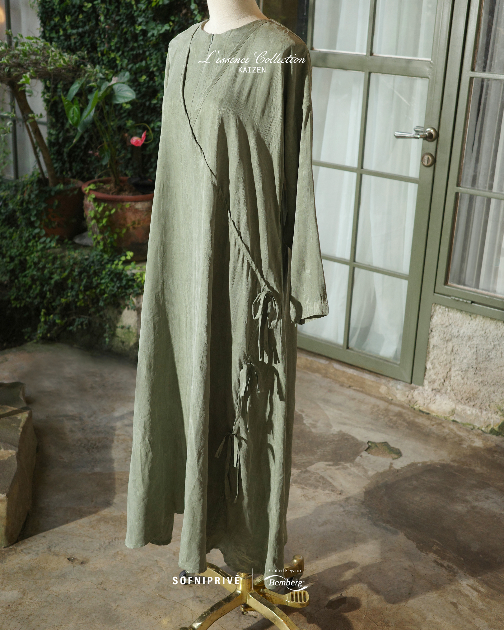 KAIZEN DRESS PISTACHIO