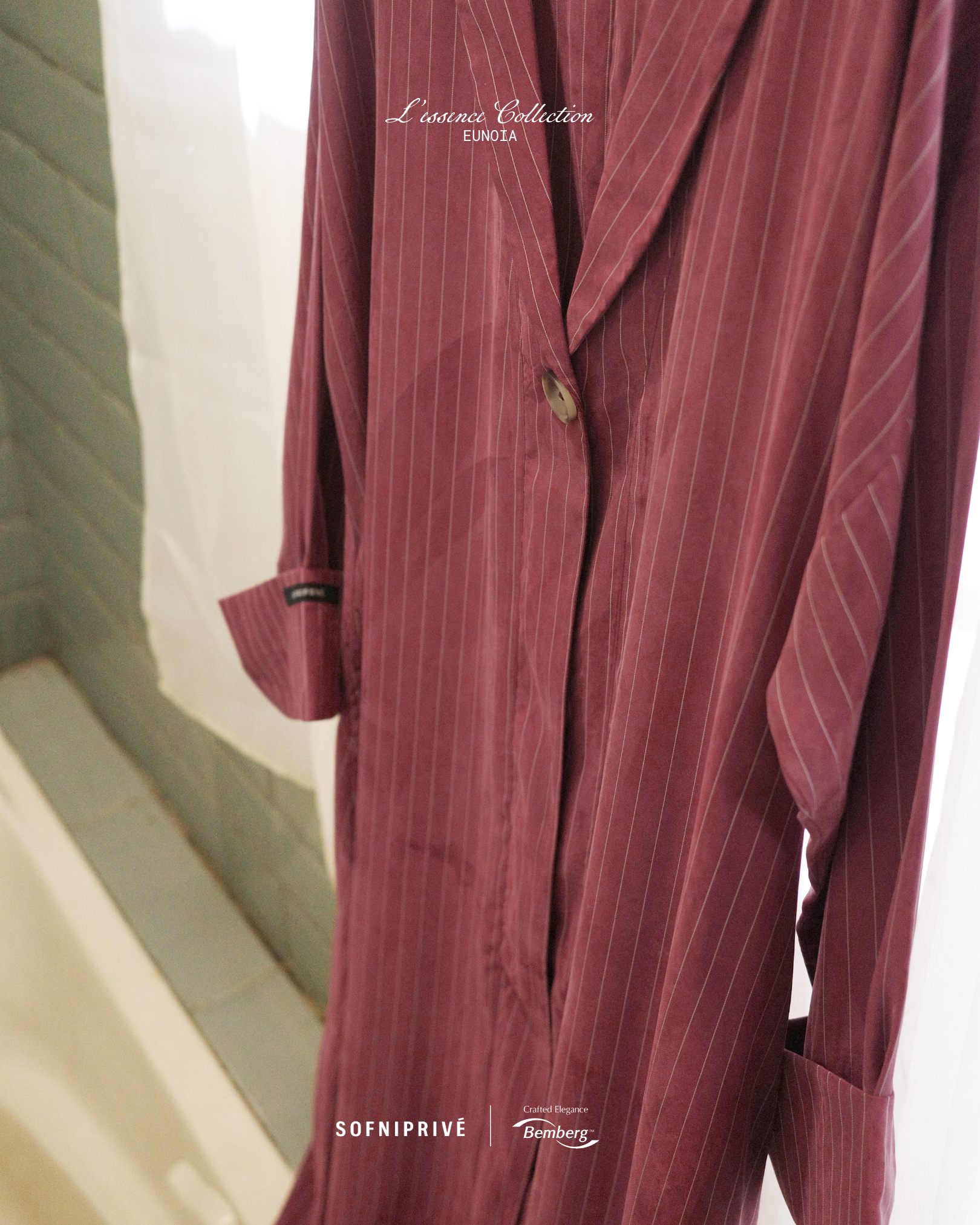 EUNOIA DRESS RED BERRY