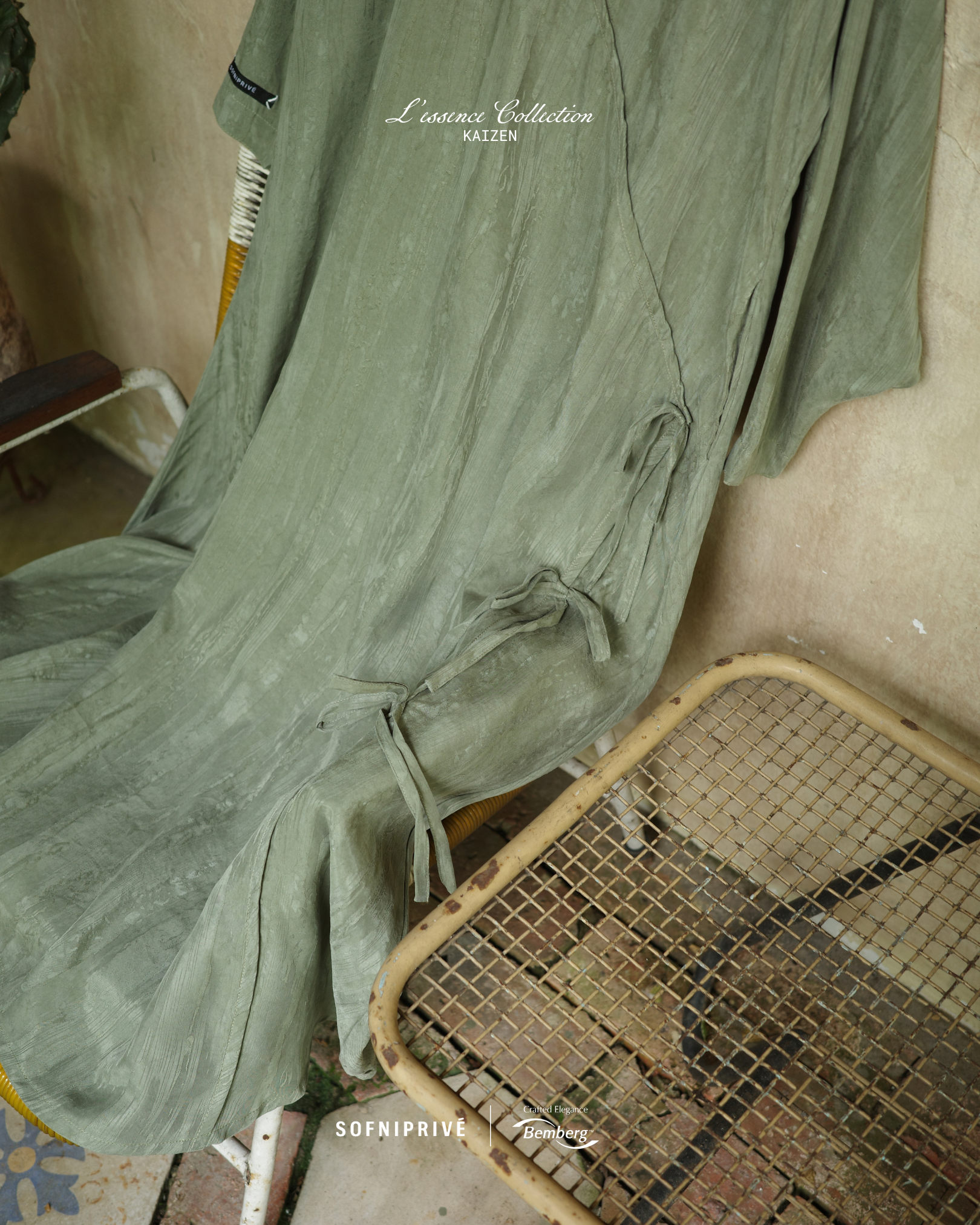 KAIZEN DRESS PISTACHIO