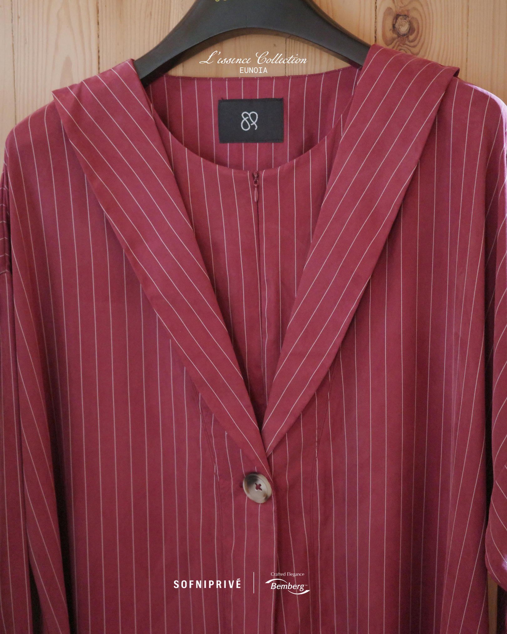 EUNOIA DRESS RED BERRY