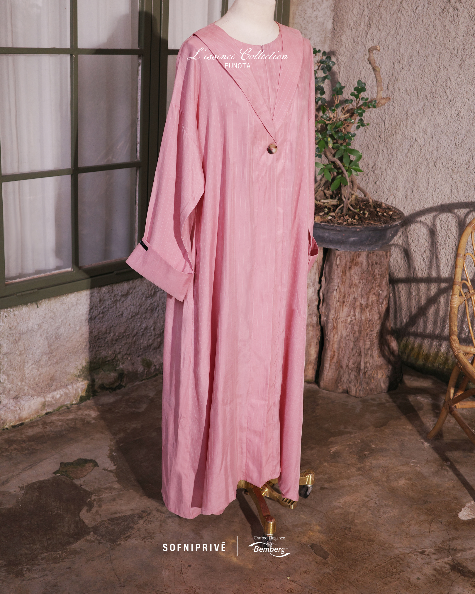 EUNOIA DRESS CANDY PINK