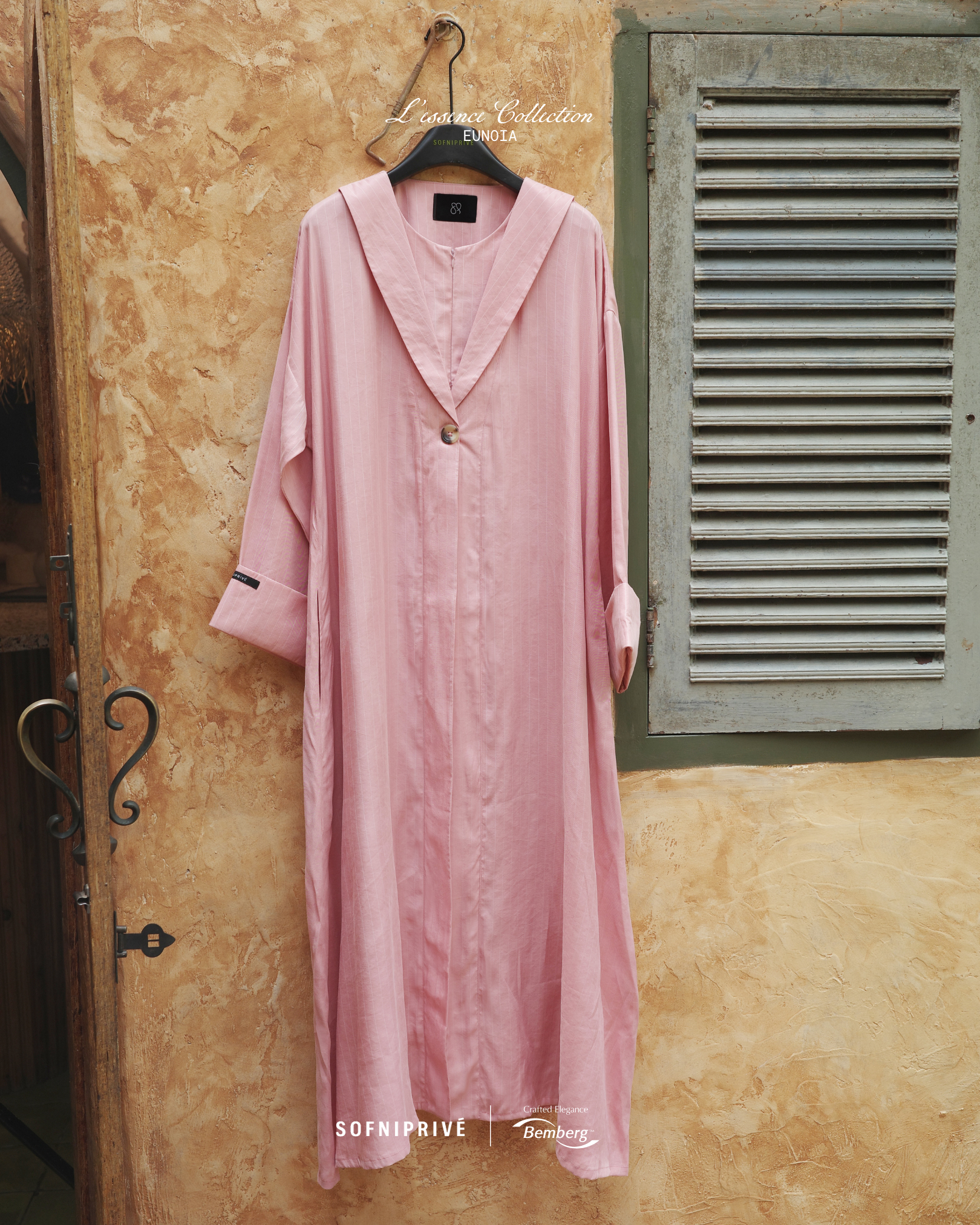 EUNOIA DRESS CANDY PINK