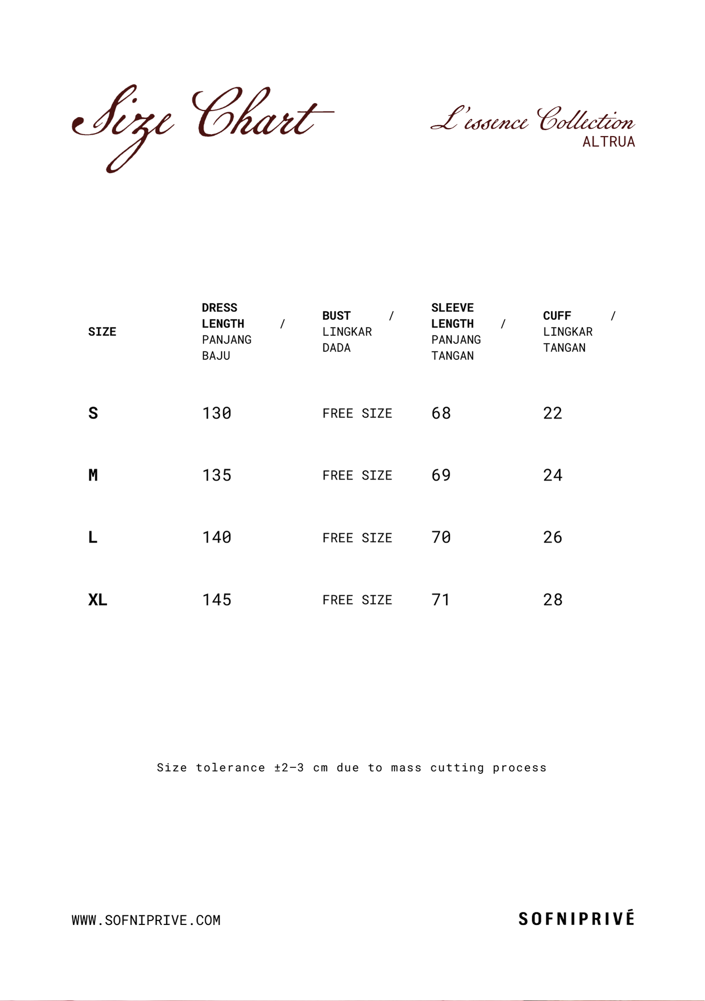 ALTRUA DRESS