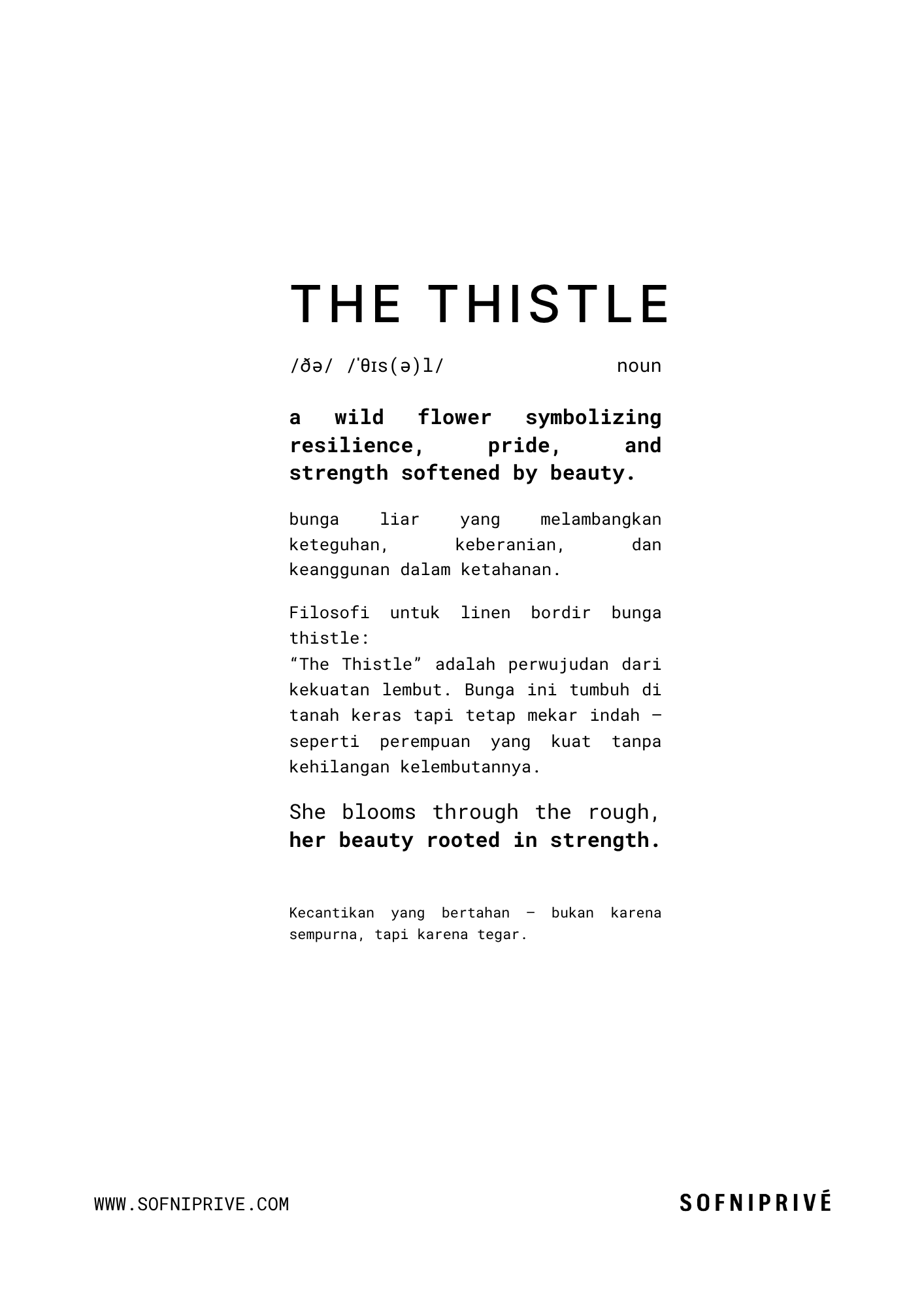 THE THISTLE ABAYA