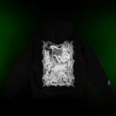 Music (Boxy Distressed Hoodie)