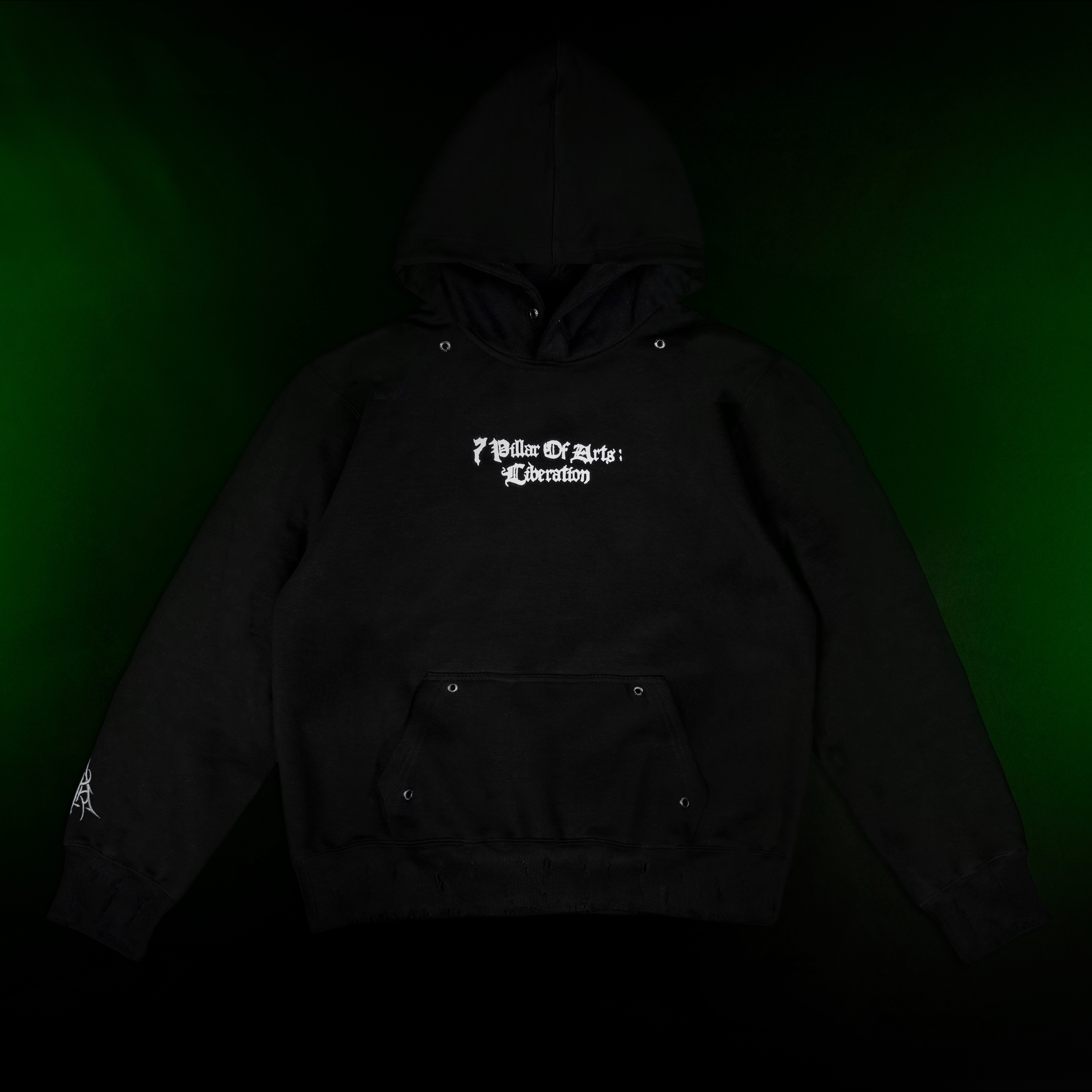 Music (Boxy Distressed Hoodie)