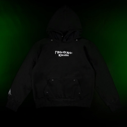 Image of Music (Boxy Distressed Hoodie)