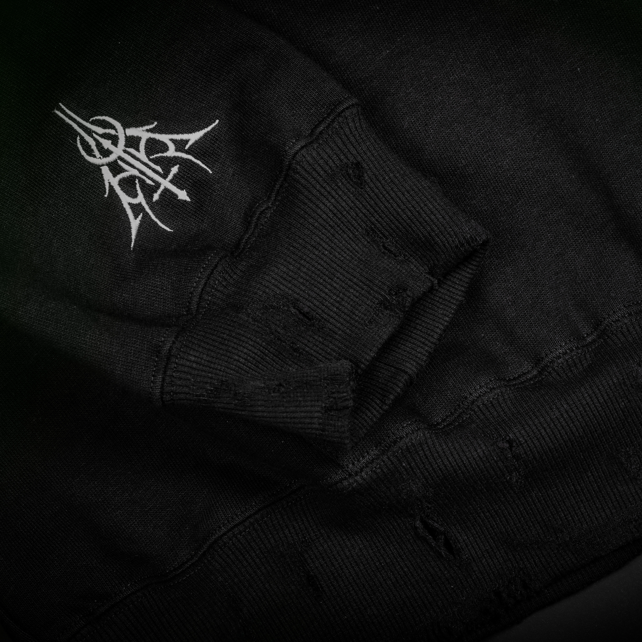 Music (Boxy Distressed Hoodie)