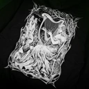 Music (Boxy Distressed Hoodie)
